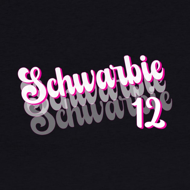 Schwarbie 12 pink gift by TrendyPlaza